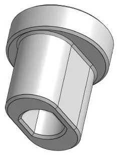 Druckteil A05: Mic-array mounting insert – Einsatz der Mikrofonhalterung