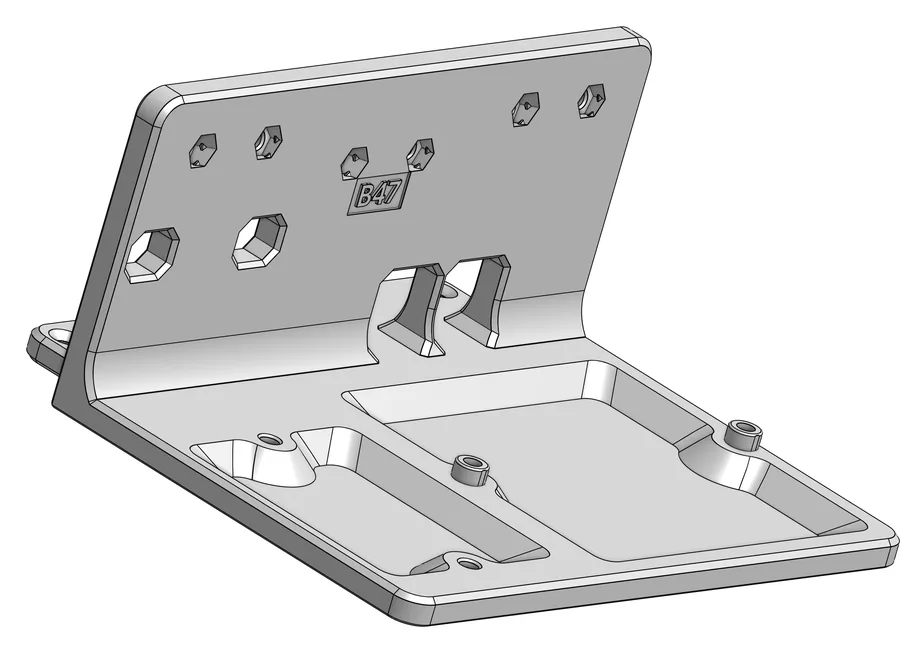 Druckteil B47: Power Holder, Halter für die Stromverteilung