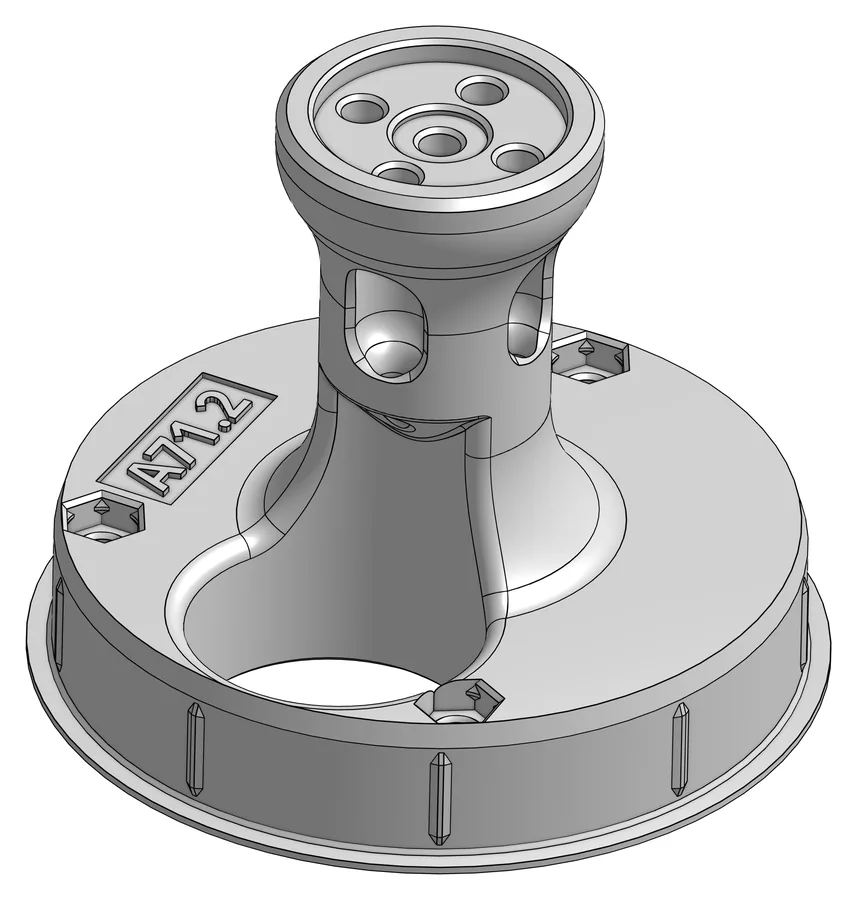 Druckteil A71: Inner Part – Innenteil mit Säule