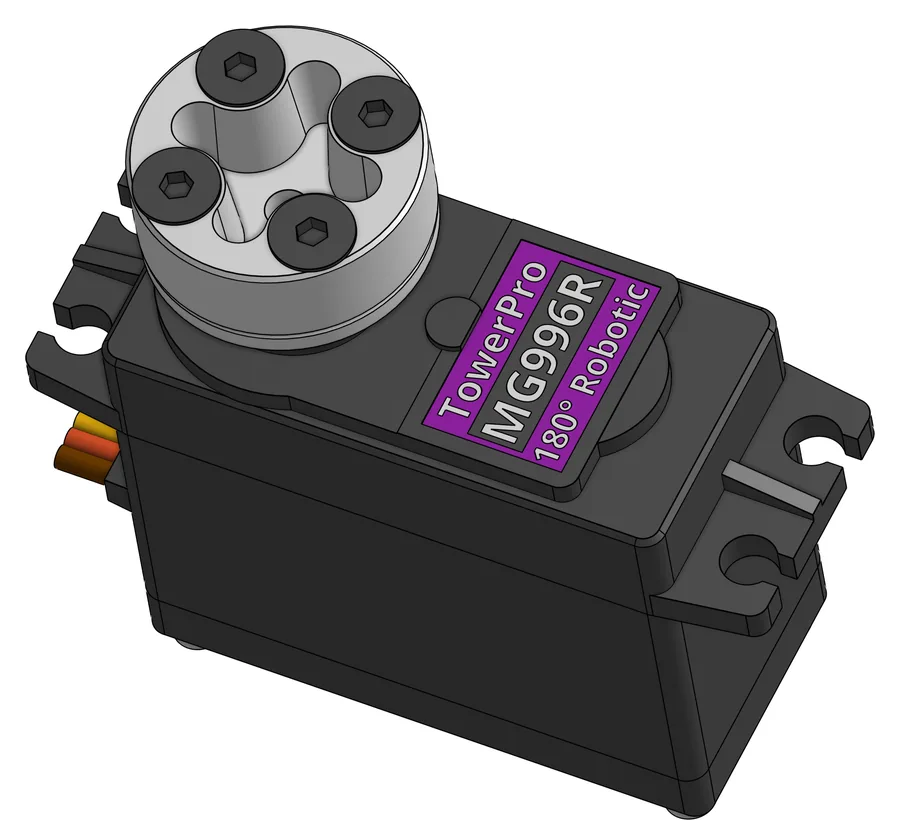 MG996R mit montiertem Adapter A83