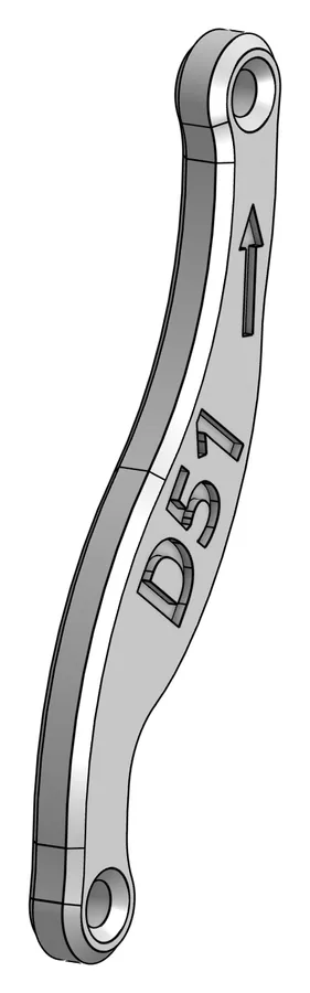 Druckteil D51: Coupling Bar Proximal – untere Koppelstange