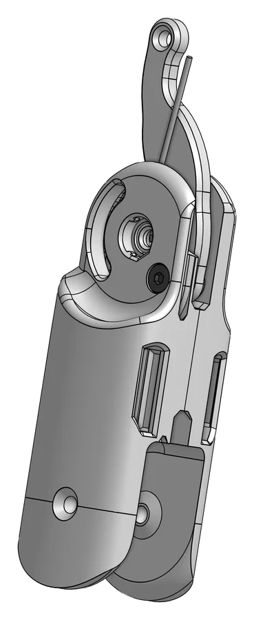 D52 mit montierter Koppelstange D53 und Feder