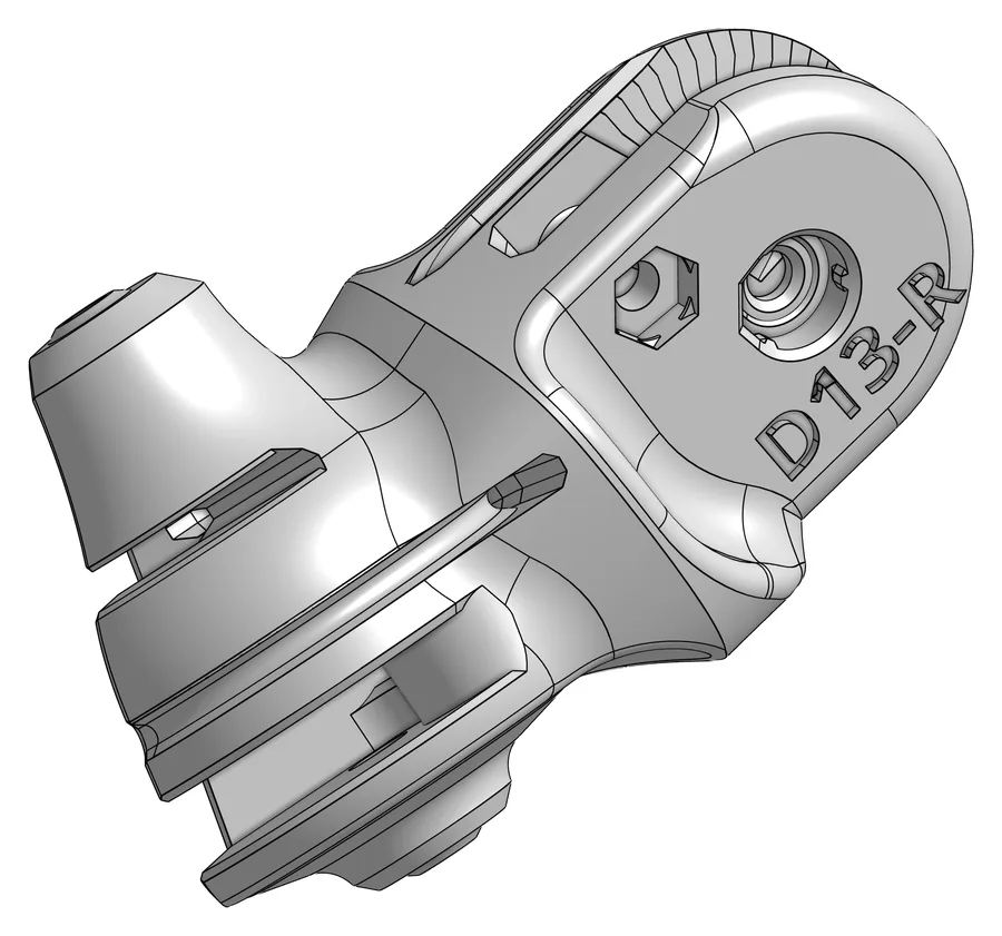 Druckteil D13-R: Thumb rotator right &ndash; Drehteil des rechten Daumens