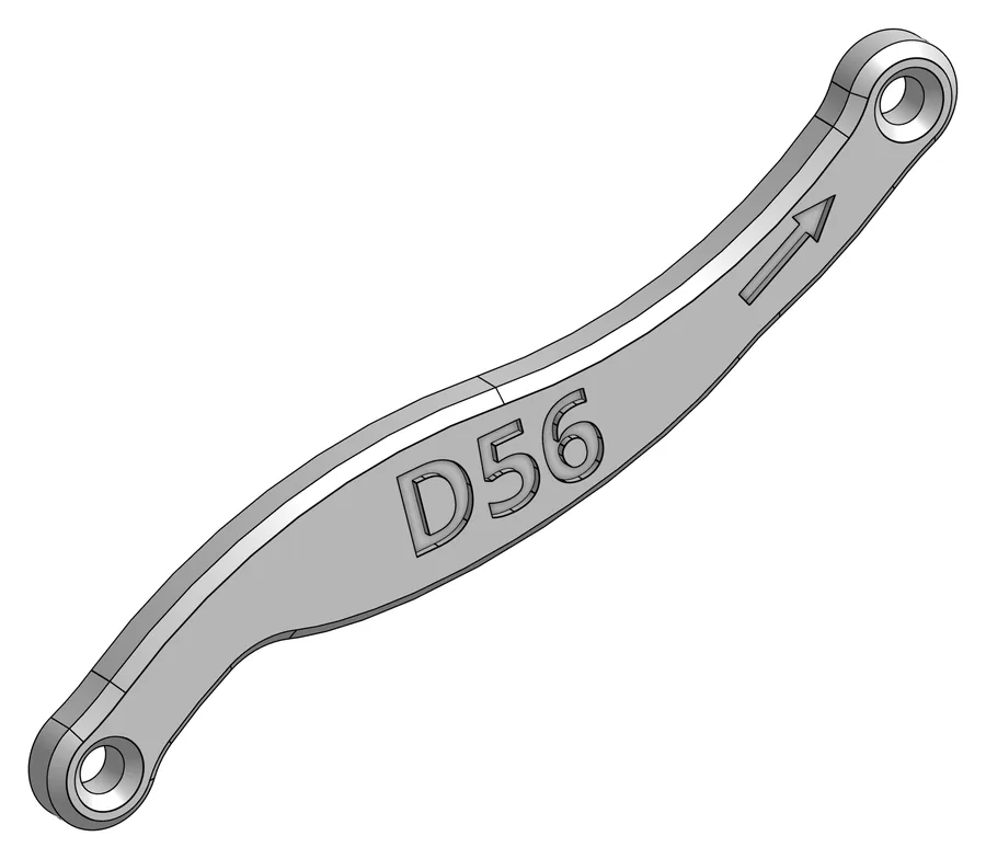 Druckteil D56: Coupling Bar Thumb &ndash; Koppelstab