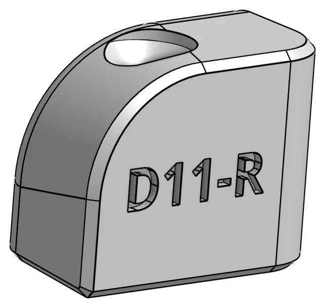Druckteil D11-R: Bearing enclosure right &ndash; Lagerdeckel rechts