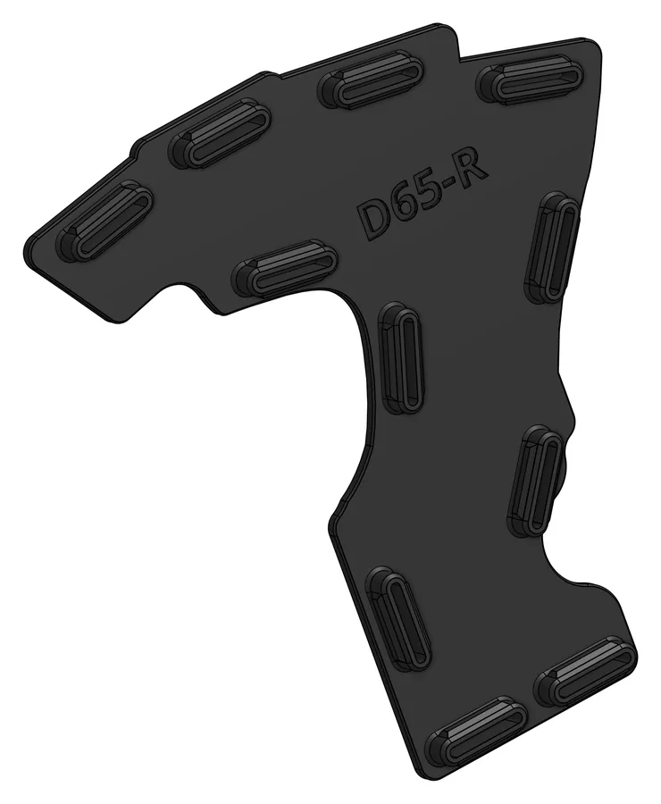 Druckteil D65-R: Palm skin right &ndash; Hautauflage der Handfläche