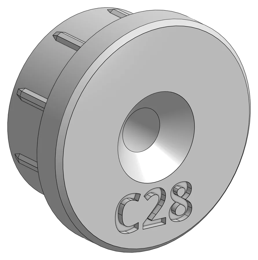 Druckteil C28: Forearm bearing center &ndash; Lager-Mittelstück