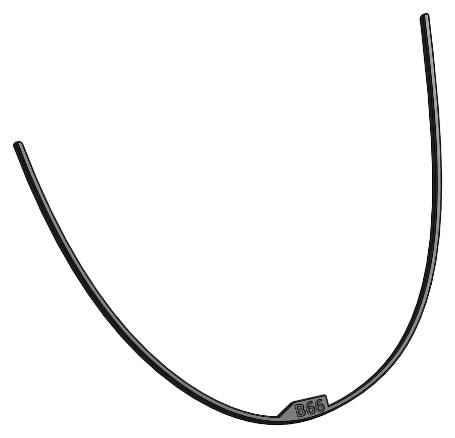 Druckteil B66: Body Neck Position – Bogen zum Ausrichten des Halses