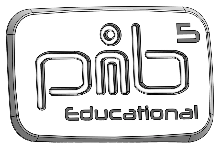 Druckteil B55: Logo Plate 5 Educational – Logoschild