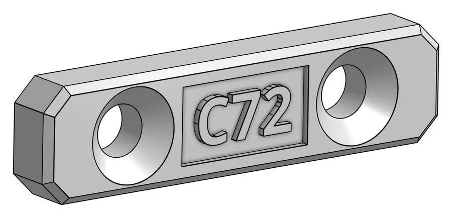 Druckteil C72: Plate Outer Shoulder, Motorplatte