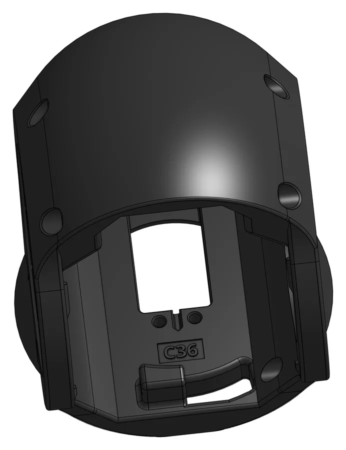 Druckteil C36: Elbow Lower Shell, Unterschale
